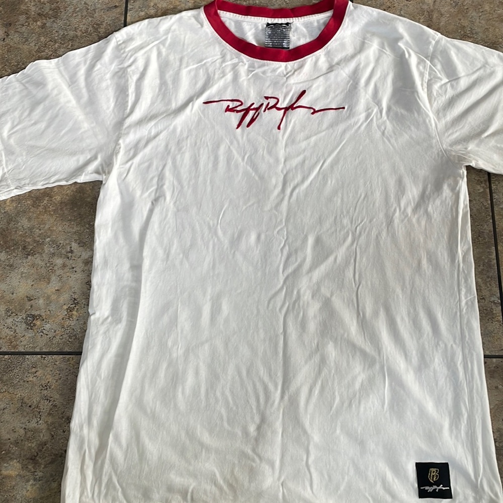 Ruff Ryder’s embroidered vintage ringer t-shirt 2XL